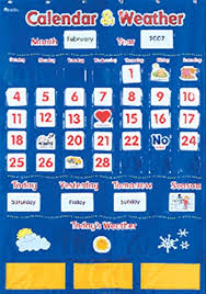 Learning Resources Calendar And Weather Pocket Chart