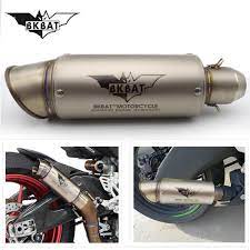 Universal Motorcycle Cnc Exhaust Pipe For Honda Xr Cbr 600 F4 Nc 750x Cb 500 Transalp Zoomer Dax For Kawasaki Ducati Scrambler Exhaust Exhaust Systems Aliexpress