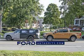 The mini truck we've been waiting for. Ford Maverick Prototype Spied Alongside Ford Ranger