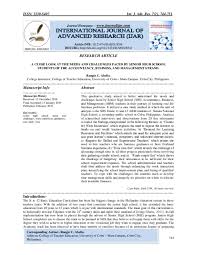 Cas confirmés, mortalité, guérisons, toutes les statistiques Pdf A Close Look At The Needs And Challenges Faced By Senior High School Students Of The Accountancy Business And Management Strand Ijar Indexing Academia Edu