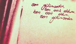 Sen Gulumsedin Ben Asik Oldum Ben Asik Oldum Sen Gulumsedin Iki Guzel Kelam Pinterest
