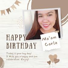 Happy Birthday to our dear Grade 3 Teacher, Ma'am Carla! 🎂 May you be  blessed with good health, joy, and continued passion in shaping young minds.