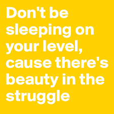 Yeah i learned a lot in 2016. Don T Be Sleeping On Your Level Cause There S Beauty In The Struggle Post By Princexiv On Boldomatic