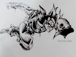 Fanart goku mastered ultra instinct color pencil drawing anime. My Drawing Of Goku Ultra Instinct Steemit Goku Drawing Dragon Ball Drawing Goku Sketches