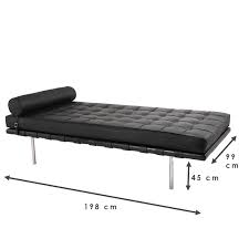 barcelona liege mit schwarzem leder 688 00 modecor hochwe gebrauchte mobel mobeldesigner recamiere