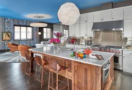 Kitchen island on wheels and stools. Kitchen Island Seat Ideas Houzz