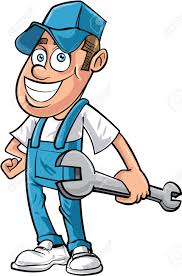 Encontre más imágenes de alta resolución en la colección de istock, . De Dibujos Animados Hombre Feliz Mecanico Aislado En Blanco Ilustraciones Vectoriales Clip Art Vectorizado Libre De Derechos Image 55160965