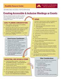 The Disability Resource Center Has Created A Wonderful New Infographic About Creating Accessible And Inclusion Classroom Assessment Rubric Disability Inclusion