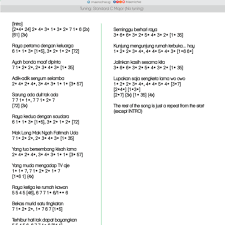 Play songs like girang syawal tiba by haqiem rusli, balik kampung, rakan teman aidilfitri (projector band & friendz), and more anytime and from anywhere online. Seminggu Berhari Raya Senario Kalimba Tabs Letter Number Notes Tutorial Kalimbatabs Net
