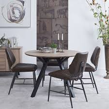 Round dining tables and rectangular dining tables. Modena Round Dining Table