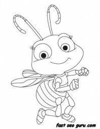 Print Out Baby Honey Bee Coloring Book Pages Printable Coloring Pages For Kids Insect Coloring Pages Bug Coloring Pages Bee Coloring Pages
