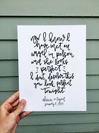 She is famous in her own right as a fashion ( design ). Create A Piece Of Wall Art With Your First Dance Song Lyrics Available In 4 Different Hand Hand Lettering Quotes Piece By Piece Lyrics Paper Gifts Anniversary