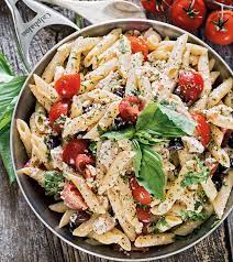 Greek Chicken Feta Pasta