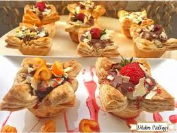 Milfoy Canaginda Vanilya Aromali Nefis Krema Tatli Sekerleme Mutfak