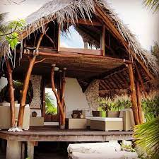 Ninamuresort Tikehau On Twitter Bamboo House Design Bamboo House Hut House