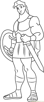Hercules coloring pages cartoons hercules for kids printable 2020 3344 coloring4free. Hercules The Legendary Hero Coloring Page For Kids Free Hercules Printable Coloring Pages Online For Kids Coloringpages101 Com Coloring Pages For Kids