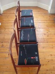Uk Artist Who Hand Stitches All Kinds Of Things So Neat Maybe Not Feasible To Order From Her But Upho Home Decor Pictures Dining Chairs Home Remodeling Diy