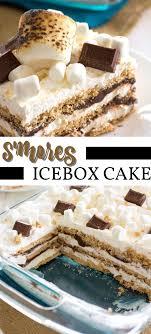 S Mores Icebox Cake Graham Cracker Dessert Icebox Cake Recipes With Marshmallows