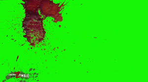 This video footage is computer generated motion graphics. Green Screen More Blood Splatter Youtube