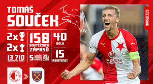 Tomáš souček is a defensive midfielder who plays for west ham united in the premier league, and for the czech republic national football team. Tomas Soucek Leaves For West Ham Sk Slavia Praha