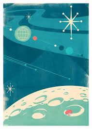 Outer Space By Slumber Space Art Retro Art Space Illustration
