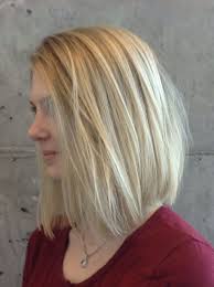 Traditional Highlighted Blonde Lob On Really Fine Hair Www Tothewoodssalon Com Fine Hair Blonde Lob Balayage Hair
