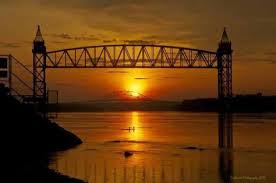 Train Bridge Front And Bourne Bridge Back Over The Cape