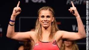 Paige Vanzant Poses On The Scale During The Ufc Fight Night Weigh In Inside The Golden 1 Center Arena On December 16 2016 Paige Vanzant Ufc Paige Vanzant Ufc