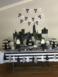 Birthday Super Heros Birthday Party Decorations For Adults Batman Party Batman Birthday Party