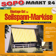 Top produkte sowero markisen rolladen und sonnenschutz. Seilspann Markise Fur Balkone Bis 7m Ms1 Ms2 Sonnensegel Sonnenschutz Windhager Sopomarkt24