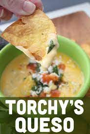 Torchy S Queso Dip Recipe Is One Of The Best Copycat Recipes Delicious Cheese Dip Appetizer For Game Day Ta In 2020 Recipes Torchys Queso Recipe Mexican Food Recipes