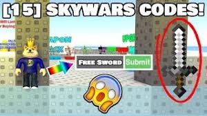 Here you will find all roblox games codes & promocodes, a list with all the games where you can search the game you want and find all the active and available codes, of course all our lists are updated Sky Wars Roblox Codes 07 2021