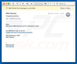 See below for tips about writing job applications and cvs. How To Remove Job Application Email Virus Virus Removal Instructions Updated