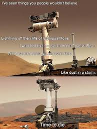 Creating fake footage at the grand canyon for the staged mars landing in 2025 (2017). Like Dust In A Storm Mars Exploration Know Your Meme