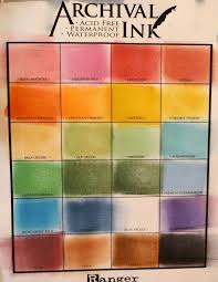 Archival Ink Color Chart Google Search Colour Board Ink