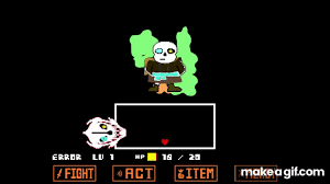 Ink!sans fight this game is acttully made by system & zeroxilo & bighole creator's channel. Ink Sans Fight In Unitale On Make A Gif