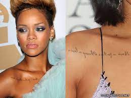 Justin bieber eagle tattoo march 2017 popsugar celebrity. Rihanna S Tattoos Meanings Steal Her Style