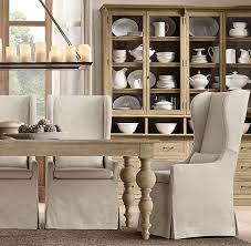 Slipcovered Wingback Dining Chair Slipcovered Wingback Restoration Hardware Wingback Dining Chair Dining Room Decor Dining Arm Chair
