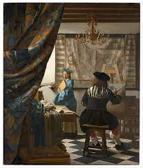 The art of painting by johannes vermeer was on loan from the kunsthistorisches museum, vienna, after nearly four years of conservation treatment. The Art Of Painting Painting By Johannes Vermeer