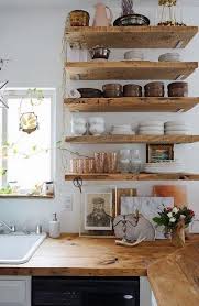 27 Ideas Kitchen Cottage Rustic Open Shelves Rustic Farmhouse Kitchen Open Kitchen Shelves Rustic Countertops