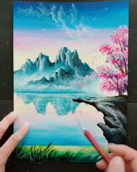 great art by id 1159505892 douyin video art painting amazing art painting watercolor paintings tutorials