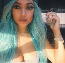 Blue Hair Goddess Jenner Hair Kylie Jenner Hair Kylie Jenner Lips