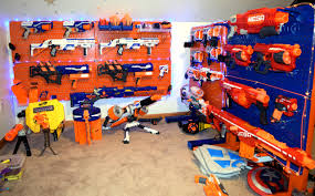 I am always on this site looking for well this concludes my nerf gun display rack. Diy Nerf Gun Storage Wall Nerf Bedroom Ideas Design Corral