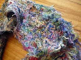 How To Make Fabric From Scrap Threads Pintangle Scrap Fabric Projects Fabric Crafts Fabric Scraps