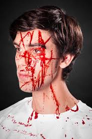 Bluteffekte Blut Schminken Wunden Schminken Zu Halloween Halloween Kostum Manner Horror Verkleidung Gruselig Karneval