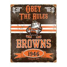 Cleveland Browns Cleveland Browns Cleveland Vintage Metal Signs