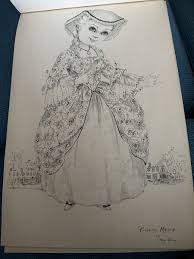 Vintage Kim The Heritage Doll Coloring Book Red Farm Studio Ellen Nelson