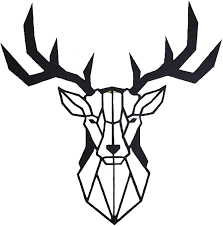Our 325+ deer decor ideas include unique deer gifts, outdoor deer decor and whitetail deer art. Amazon Com Soft Art Home Modern Wall Art Deer Head Geometric Metal Wall Decor Size 20 Hx20 W For Home Office And Living Room Africa Themed House Warming Gift Home Kitchen