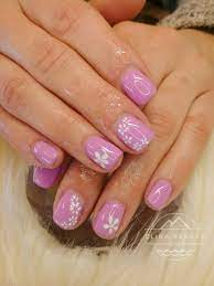 Buy pink colour nail polishes and get the best deals at the lowest prices on ebay! Pink Nails With White Flowers Pink Nails White Tip Nails Nails
