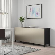 Il s'agit d'un meuble très ingénieux. Besta Combinaison Rangement Portes Brun Noir Riksviken Stubbarp Effet Bronze Clair Ikea